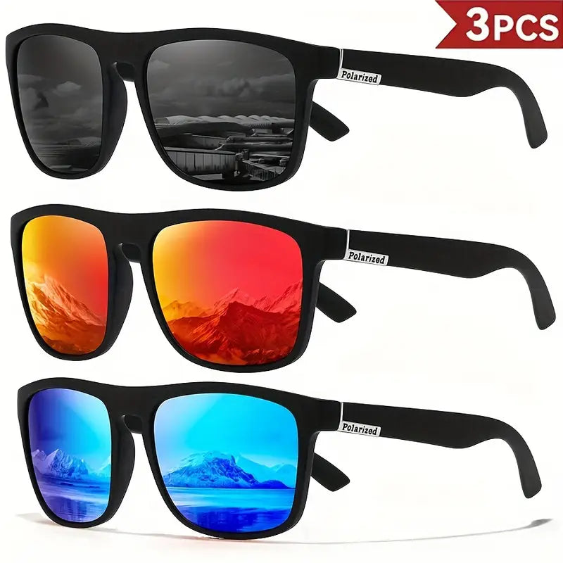 SUNGLASSES PRO: 3 PACK DE GAFAS DE SOL POLARIZADAS UNISEX