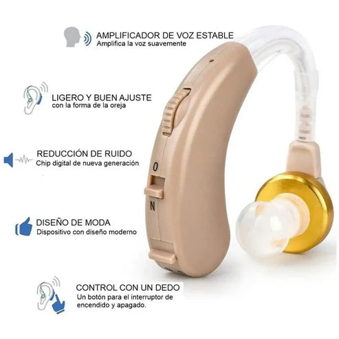 EARPHONE EXTREME: PAR DE AUDÍFONOS ESPECIALIZADOS PARA LA SORDERA. RECUPERA TU AUDICIÓN.