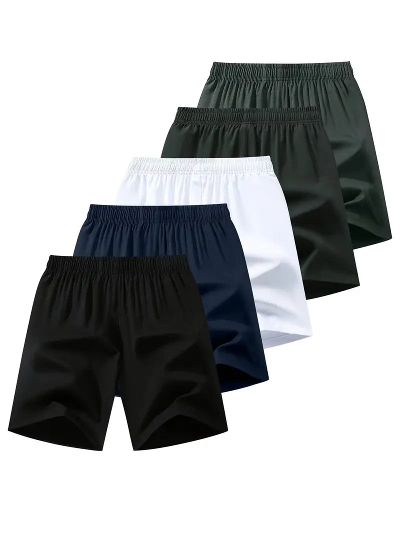 EQUAL SHORTS: PACK DE 3 PANTALONETAS TRANSPIRABLES CASUALES Y DEPORTIVAS PARA HOMBRES