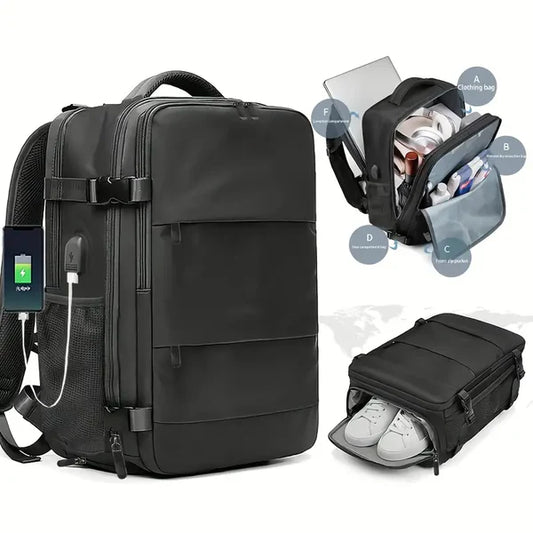 MAX TRAVEL: MALETA VIAJERA EXPANDIBLE 30L HIGH QUALITY